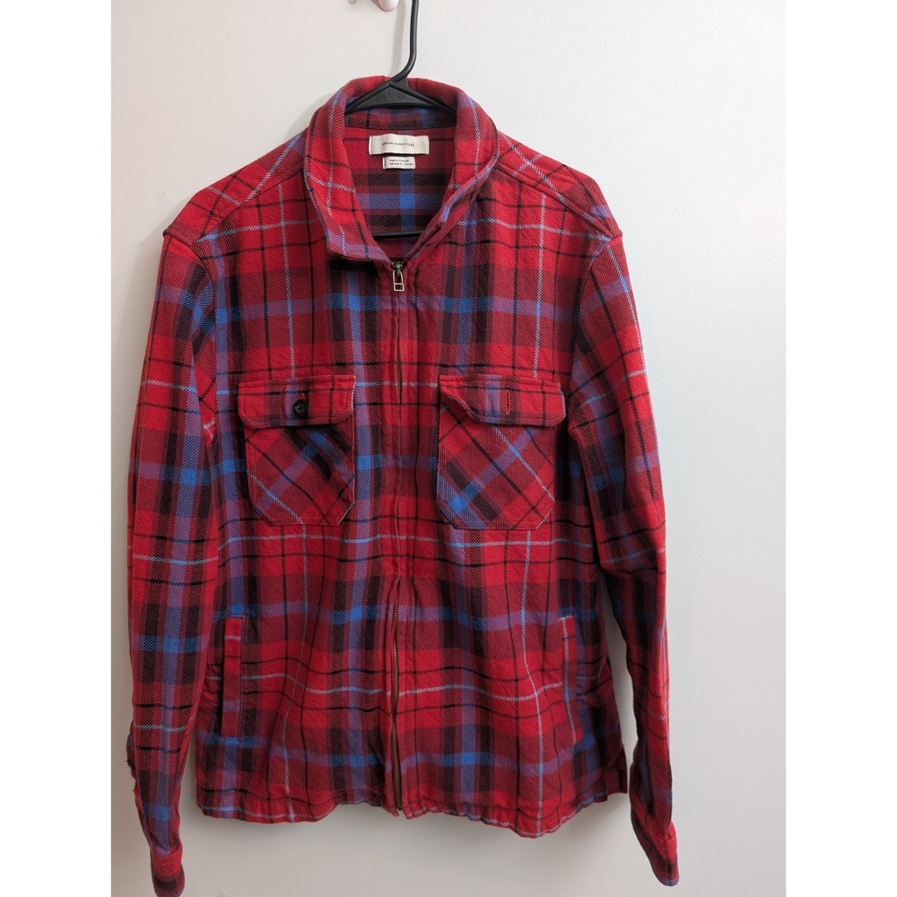 Z4 Urban Outfitters  Red‎ and Blue Plaid Shirt Women's Size Large